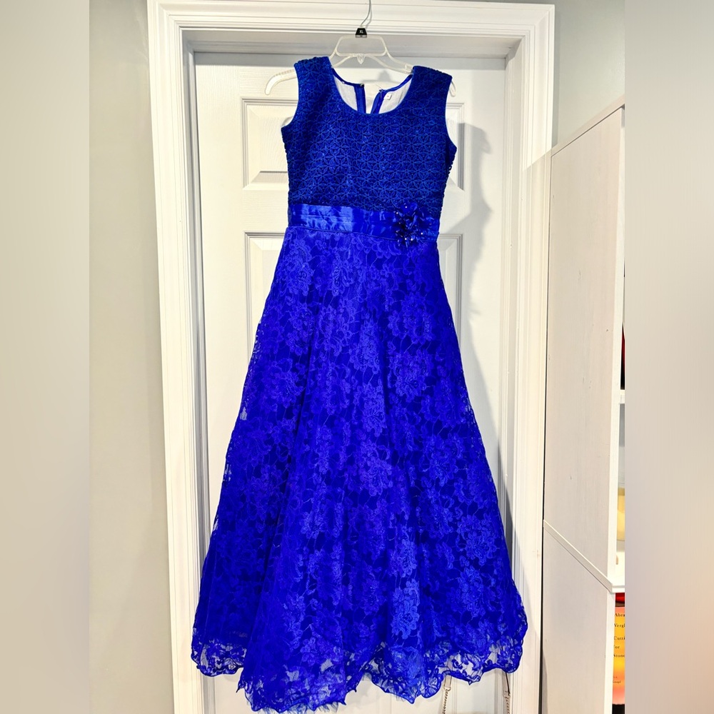 Royal blue Indian gown